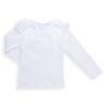 Кофта дитяча Breeze з шифоновими рюшами (9270-140G-white) зображення 2