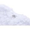 Кофта дитяча Breeze з шифоновими рюшами (9270-140G-white) зображення 3