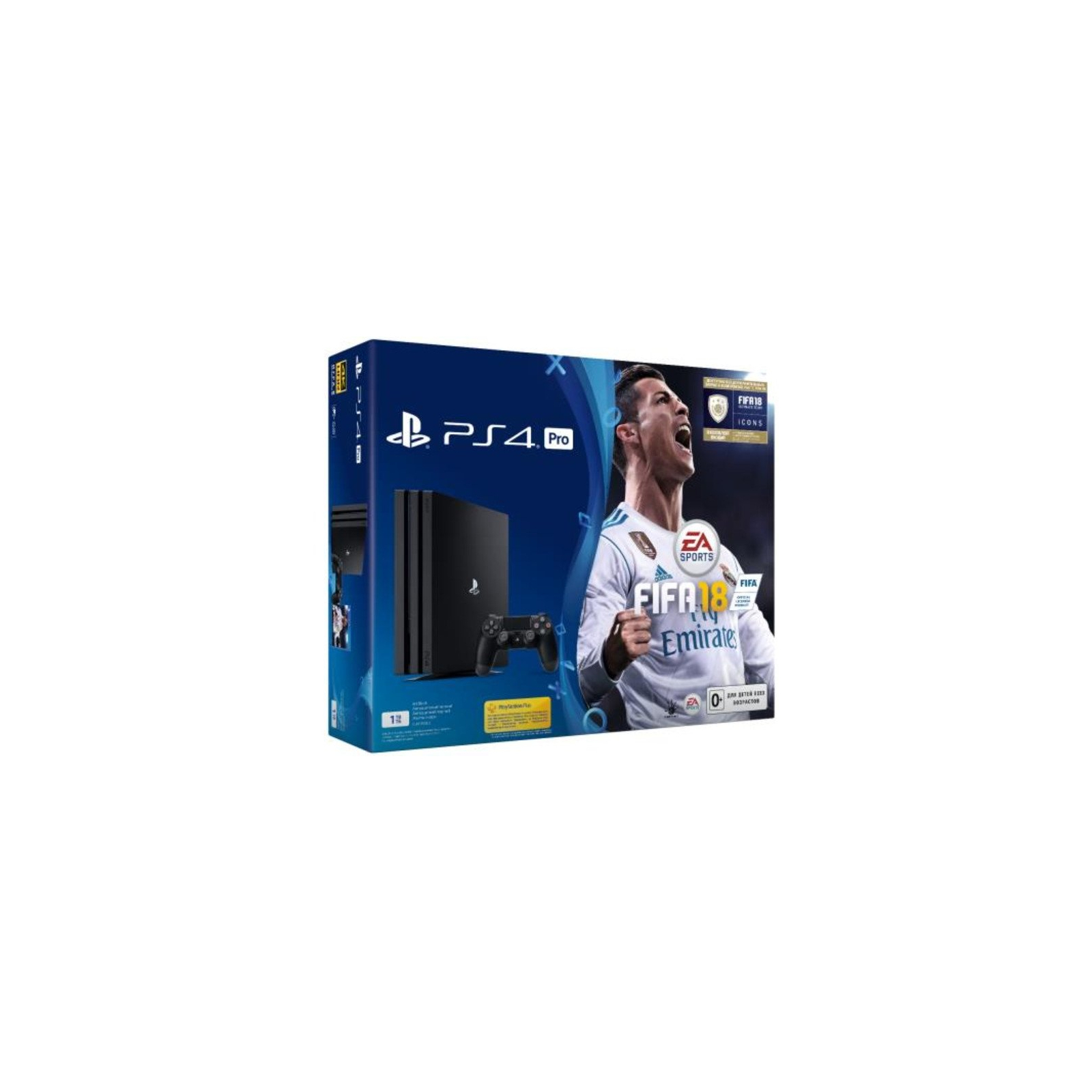 Ігрова консоль Sony PlayStation 4 Pro 1Tb Black (FIFA 18/ PS+14Day) (9914464) зображення 9