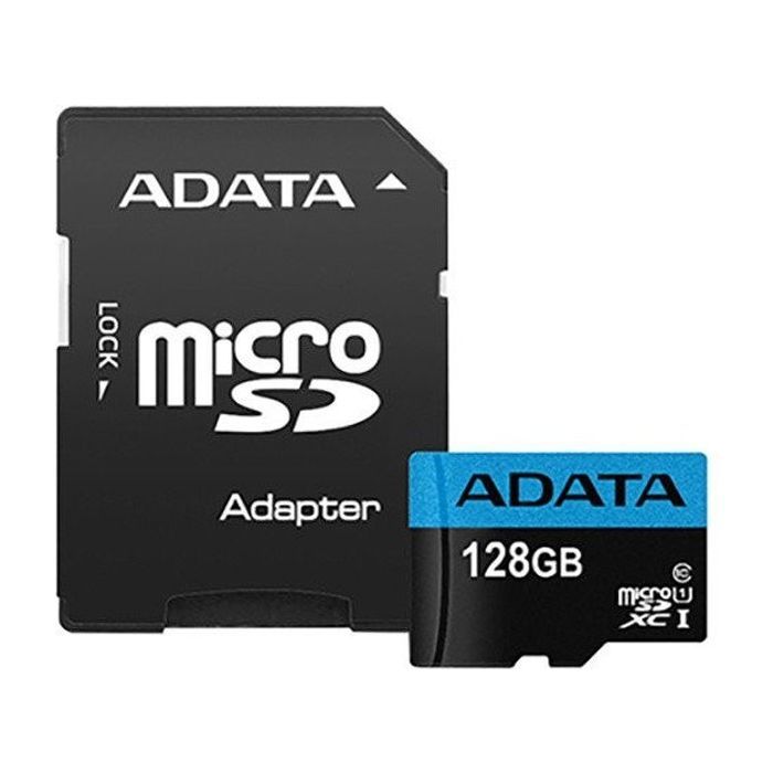 Карта памяти ADATA 128GB microSD class 10 UHS-I A1 Premier (AUSDX128GUICL10A1-RA1)