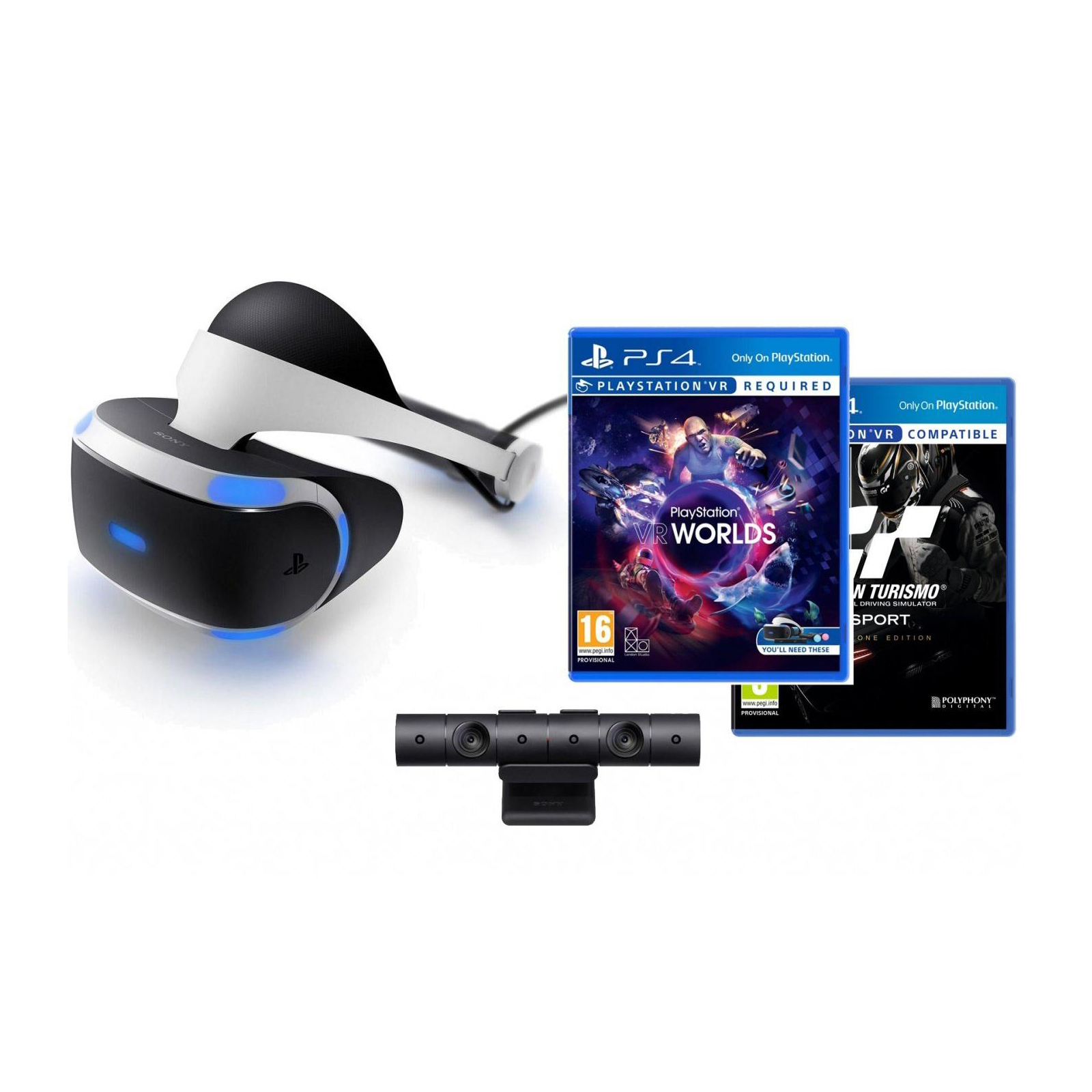 Очки виртуальной реальности Sony PlayStation VR (Camera +GTSport +VR Worlds)