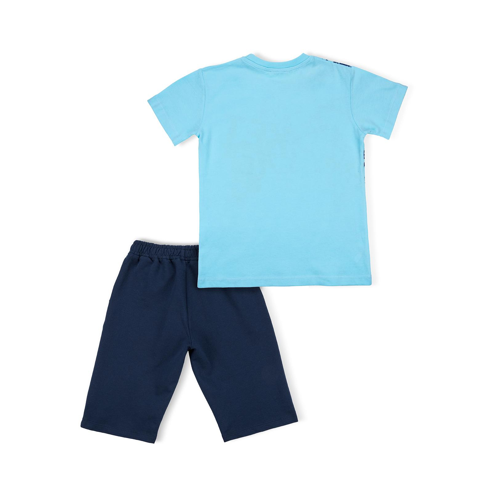 Футболка дитяча Breeze з шортами "XFT" (10925-128B-blue) зображення 4