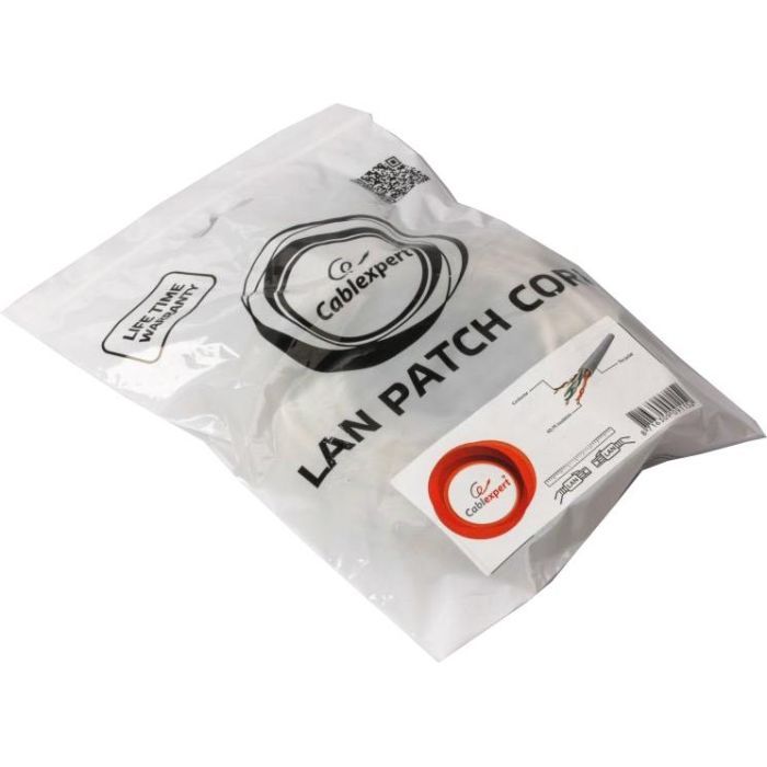 Патч-корд 0.25м UTP cat 6 CCA gray Cablexpert (PP6U-0.25M) изображение 2