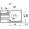 Мойка кухонная Franke Smart SRX 611-86 XL (101.0456.705) изображение 2