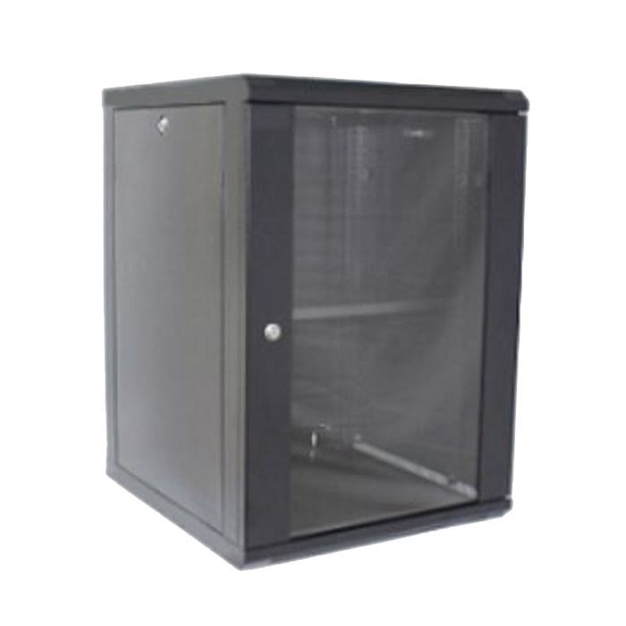 Шкаф настенный Hypernet 15U 19" 600x450 (WMNC-15U-FLAT-BLACK)