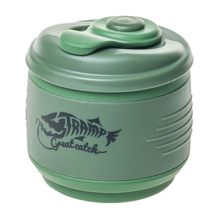 Чашка туристическая Tramp силіконова з кришкою 350 мл Green (UTRC-082-green)