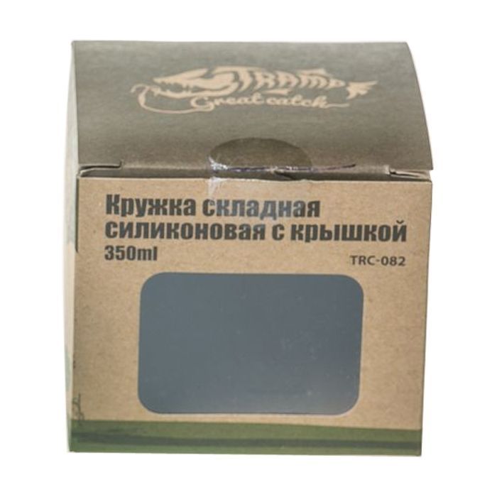 Чашка туристическая Tramp силіконова з кришкою 350 мл Green (UTRC-082-green) изображение 3