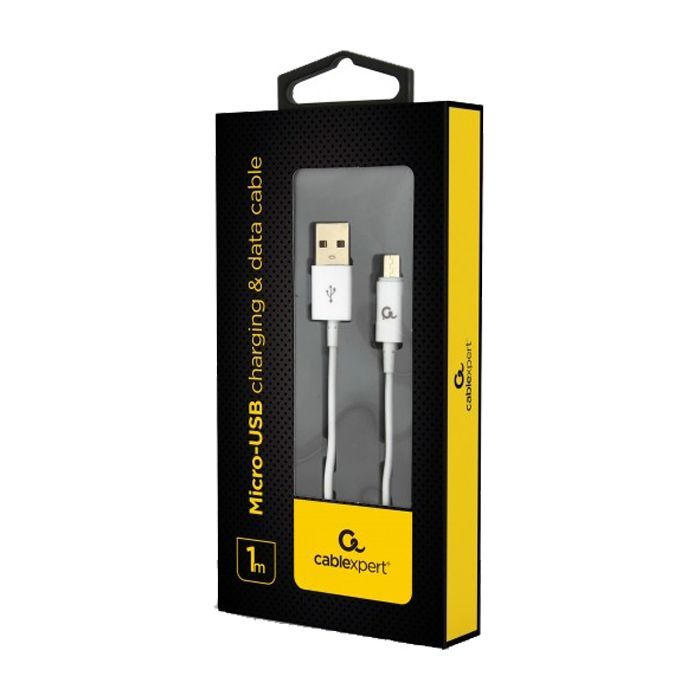 Дата кабель USB 2.0 Micro 5P to AM Cablexpert (CC-USB2P-AMmBM-1M) изображение 2
