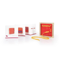 Развивающая игрушка Guidecraft Шнуровка Manipulatives Геометрия (G6801) изображение 6