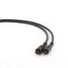 Кабель мультимедийный Optical Toslink M-M 1m black Cablexpert (CC-OPT-1M) изображение 3