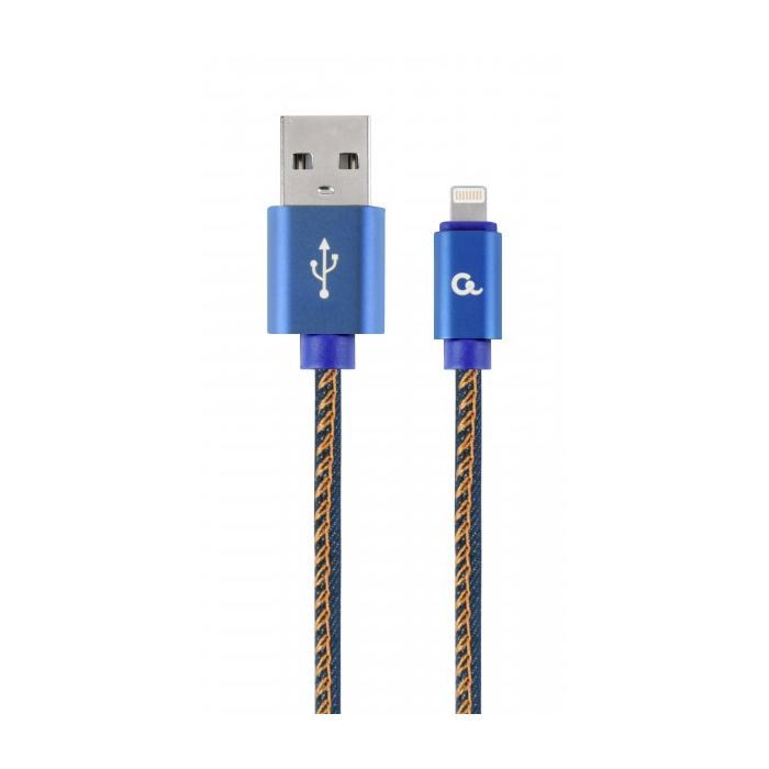 Дата кабель USB 2.0 AM to Lightning 2.0m Cablexpert (CC-USB2J-AMLM-2M-BL)