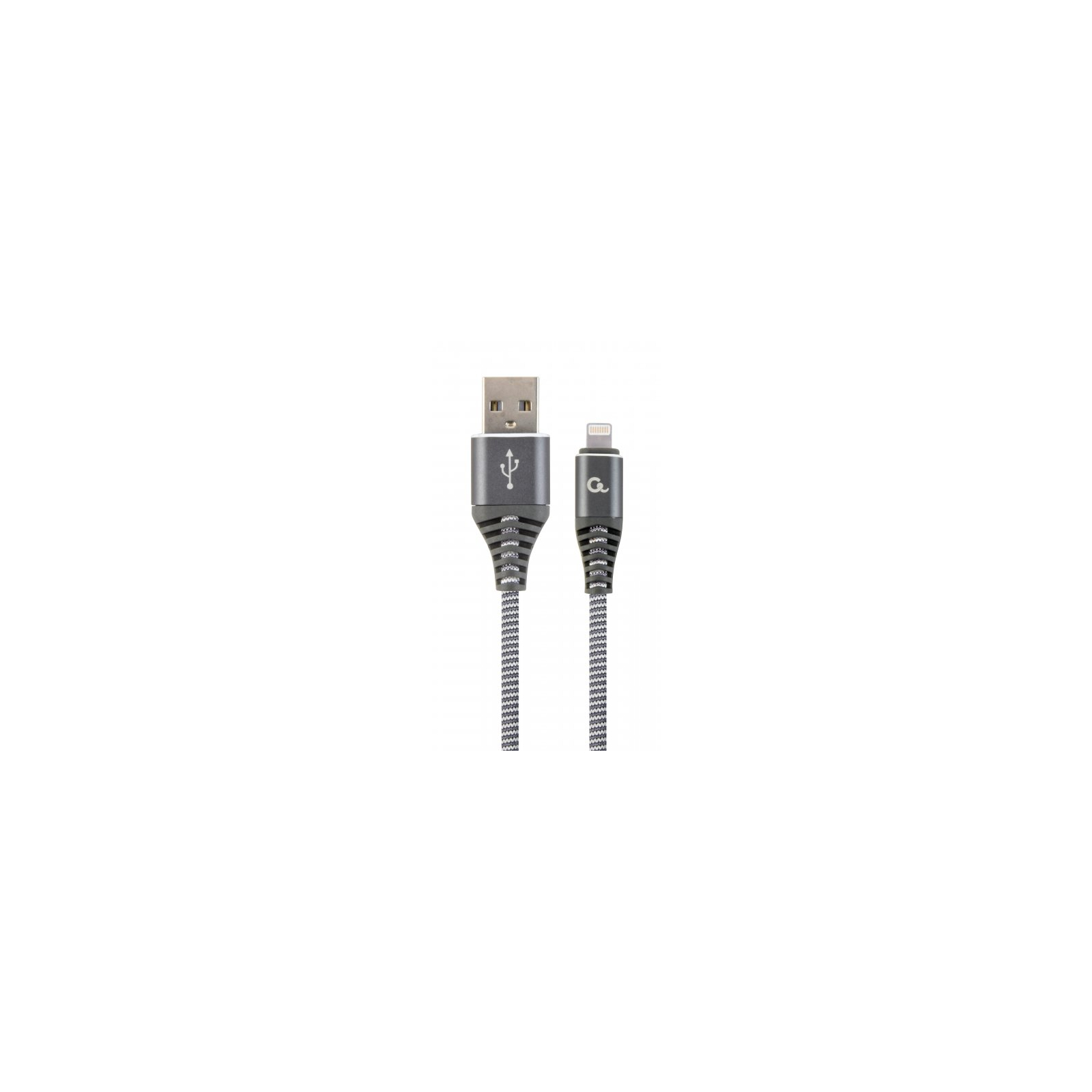 Дата кабель USB 2.0 AM to Lightning 2.0m Cablexpert (CC-USB2B-AMLM-2M-BW)