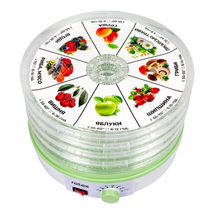Сушка для овочів та фруктів Rotex RD310-W зображення 3