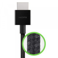 Кабель мультимедийный HDMI to HDMI 1.0m V2.1 Belkin (AV10176BT1M-BLK) изображение 2