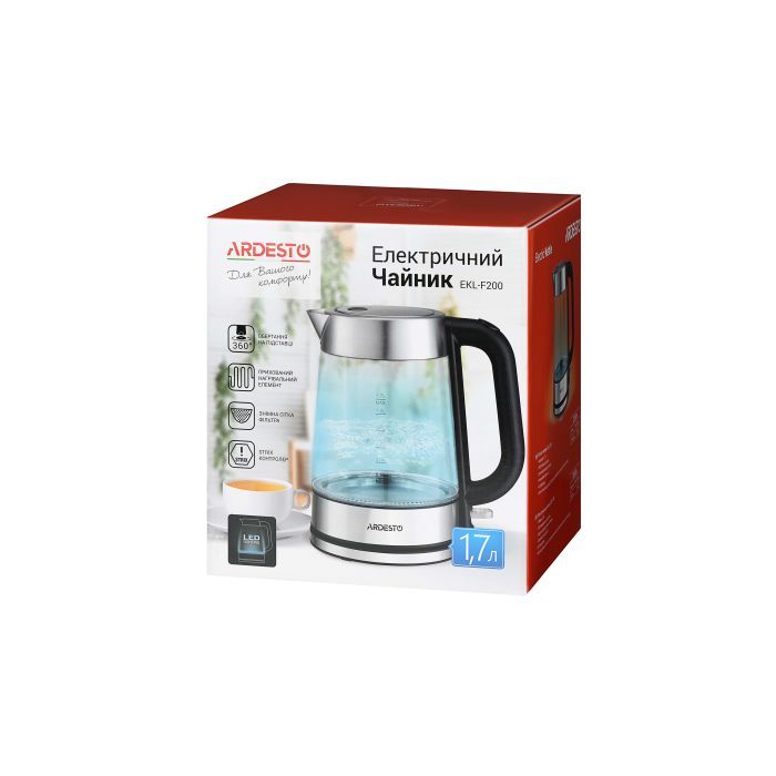 Електрочайник Ardesto EKL-F200 зображення 8