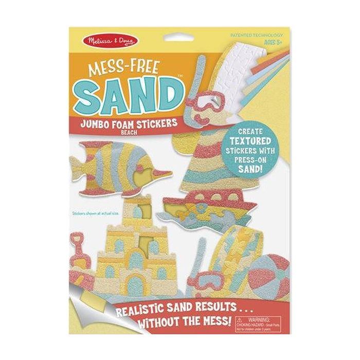Набір для творчості Melissa&Doug Об'ємні блискучі наклейки Пляж (MD30042)