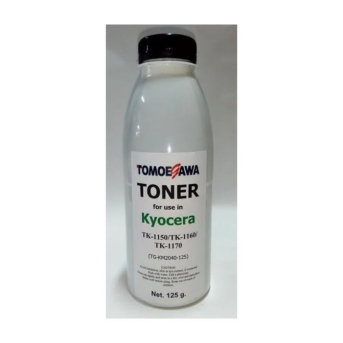 Тонер KYOCERA TK-1150/TK-1160/TK-1170, 125г Tomoegawa (TG-KM2040-125)