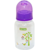 Бутылочка для кормления Baby Team с силиконовой соской, 125 мл 0+ фиол (1400_фиолетовый) изображение 2