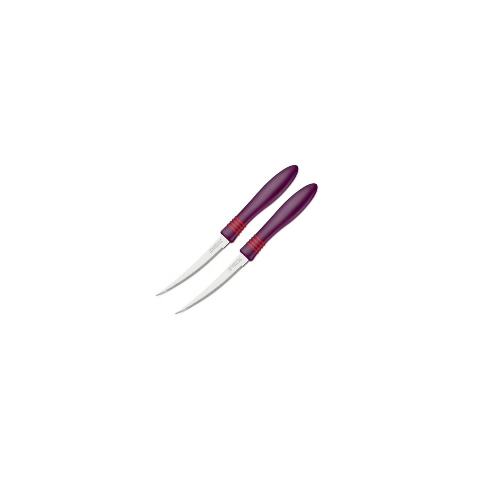 Набір ножів Tramontina COR & COR для томатов 2шт 127 мм Purple (23462/295)