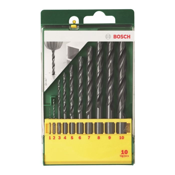 Набор сверл Bosch по металу Promoline HSS-R 10 шт (2.607.019.442) изображение 2