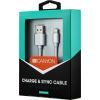 Дата кабель USB 2.0 AM to Lightning 1.0m MFI Canyon (CNS-MFICAB01W) зображення 3