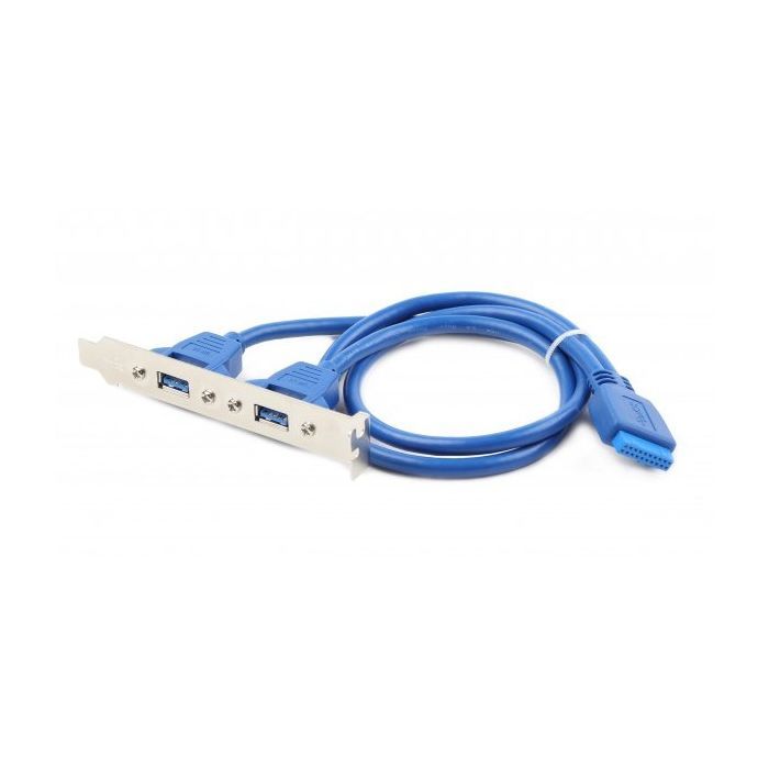 Кабель для передачи данных USB 3.0 розетка на кронштейні 10P 45 см Cablexpert (CC-USB3-RECEPTACLE) изображение 2