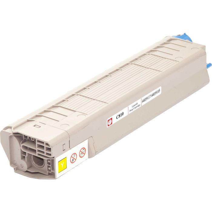Тонер-картридж BASF OKI C810 Yellow 44059117/44059105 (KT-C810Y) изображение 3