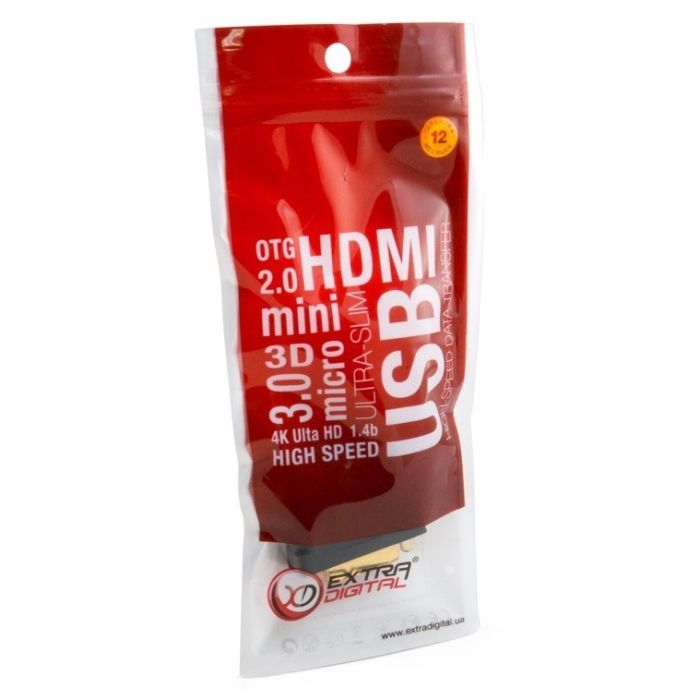 Переходник DVI-D Dual Link (Female) - HDMI (Male) Extradigital (KBH1686) изображение 8