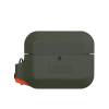 Чехол для наушников UAG для Airpods Pro Silicone Olive Drab/Orange (10225K117297)