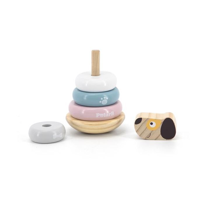 Развивающая игрушка Viga Toys Пирамидка PolarB Собачка (44042) изображение 3