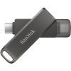 USB флеш накопитель SanDisk 64GB iXpand Drive Luxe Type-C /Lightning (SDIX70N-064G-GN6NN) изображение 2