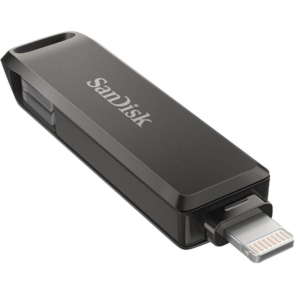 USB флеш накопитель SanDisk 128GB iXpand Drive Luxe Type-C /Lightning (SDIX70N-128G-GN6NE) изображение 7
