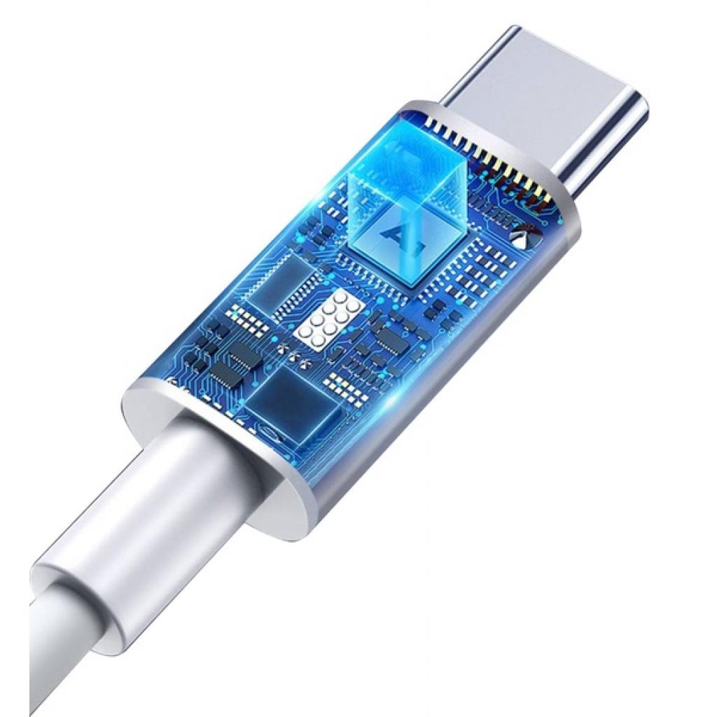 Зарядное устройство T-Phox PD 18W Charger + Type-C-C 60W cable 1m (White) (T-P01(W)+Type-C) изображение 4