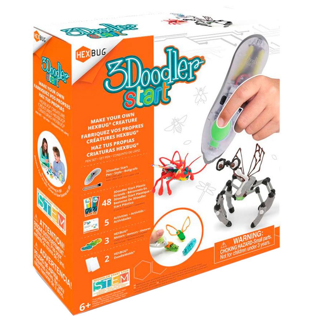 3D - ручка 3Doodler Start для детского творчества - Hexbug (8SPSRBUG3E)