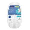 Соска Chicco Силиконовая Physio медленный поток 0м+ 2 шт (20311.00) изображение 3