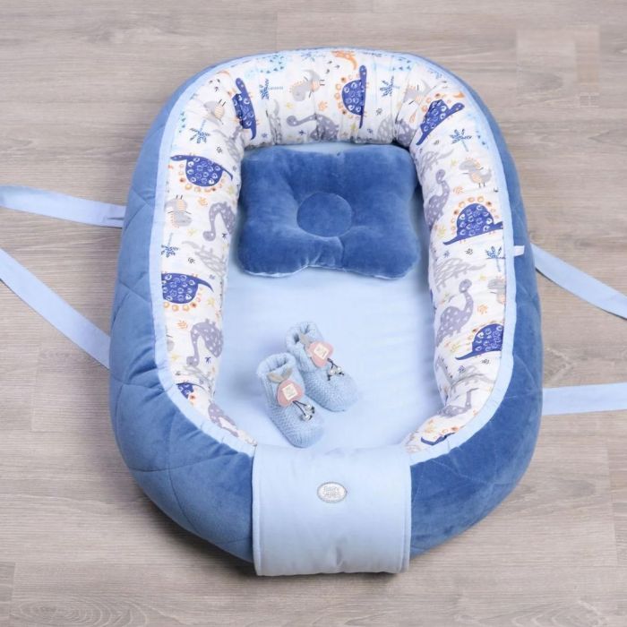 Кокон для новонароджених Верес Кокон-переноска Velour Dino (450.27) > ціни в Києві та Україні Кокон для новонароджених Верес Кокон-переноска Velour Dino (450.27)