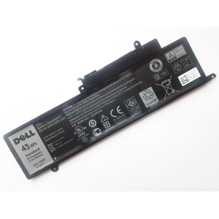 Аккумулятор для ноутбука Dell Inspiron 11-3147 GK5KY, 43Wh (3800mAh), 3cell, 11.1V, Li-ion (A47609) изображение 2