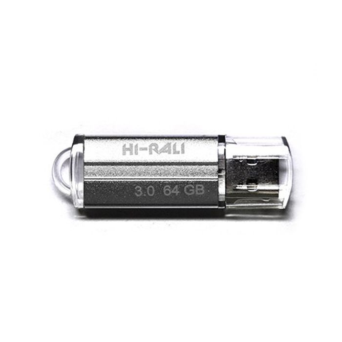 USB флеш накопитель Hi-Rali 64GB Corsair Series Silver USB 3.0 (HI-64GB3CORSL)