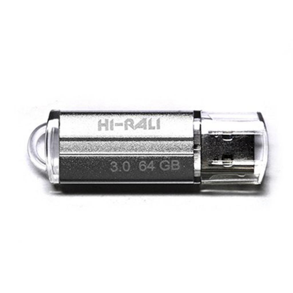 USB флеш накопичувач Hi-Rali 64GB Corsair Series Silver USB 3.0 (HI-64GB3CORSL)