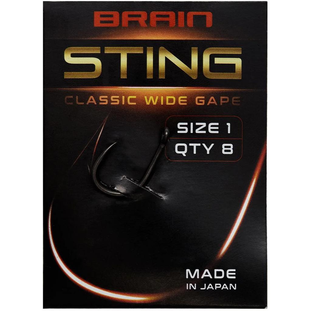 Крючок Brain fishing Sting Classic Wide Gape 01 (8 шт/уп) (1858.80.43) изображение 2
