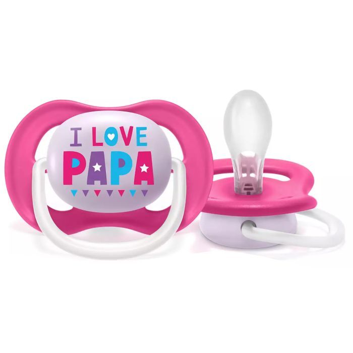 Пустышка Philips AVENT Ultra Air I love... для мальчиков 6-18 мес (SCF080/03) изображение 3