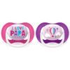 Пустышка Philips AVENT Ultra Air I love... для девочек 6-18 мес (SCF080/04)