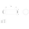 Світильник Philips BCP312 LED760/WW 15W 100-240V Cyl BK 120мм (911401755282) зображення 2