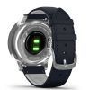 Смарт-годинник Garmin vivomove Luxe, S/E EU, Silver, Navy, Leather (010-02241-20) зображення 5
