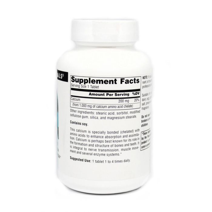 Минералы Source Naturals Кальций в Аминокислотном Хелате, 250 таблеток (SNS-00302) изображение 2