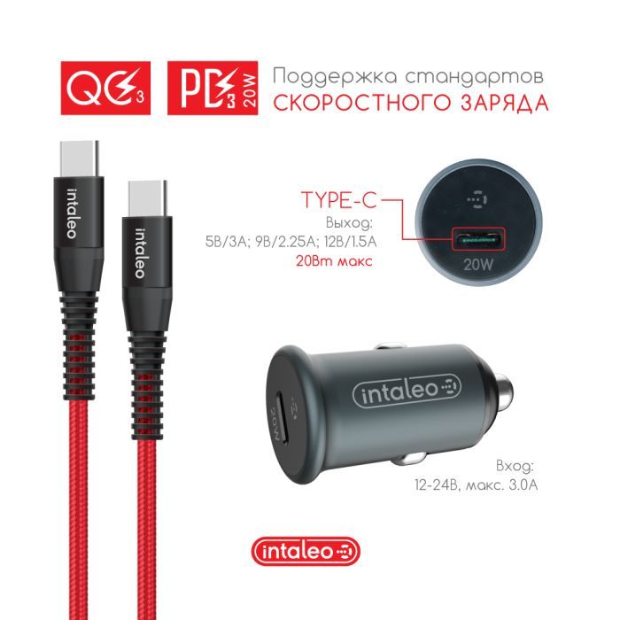 Зарядное устройство Intaleo CCGQPD120T (1283126509957) изображение 6