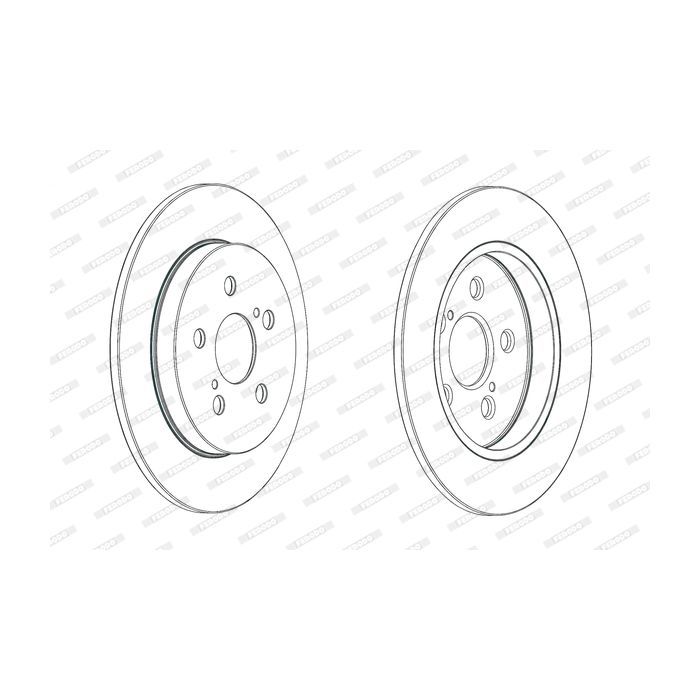 Тормозной диск FERODO DDF1875C