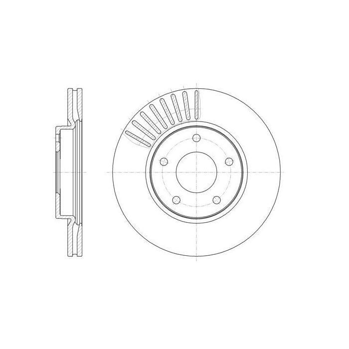 Тормозной диск REMSA 61466.10
