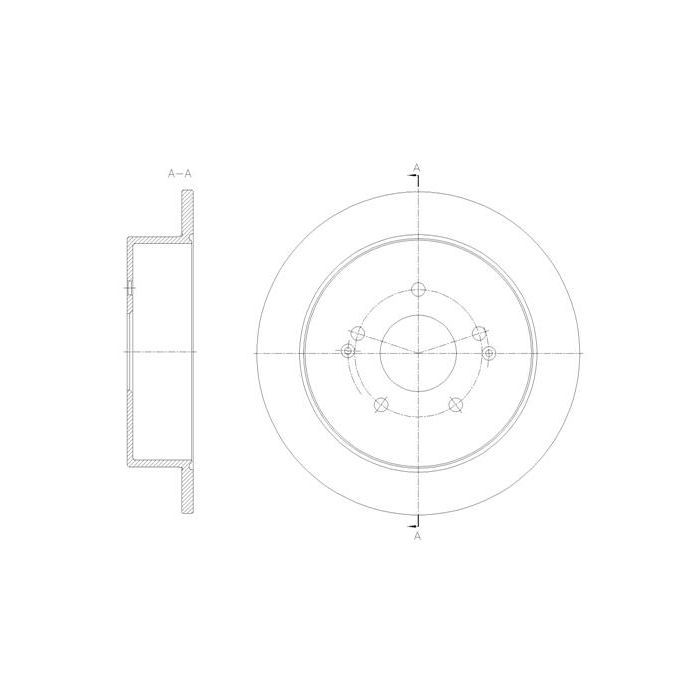 Гальмівний диск REMSA 62096.00