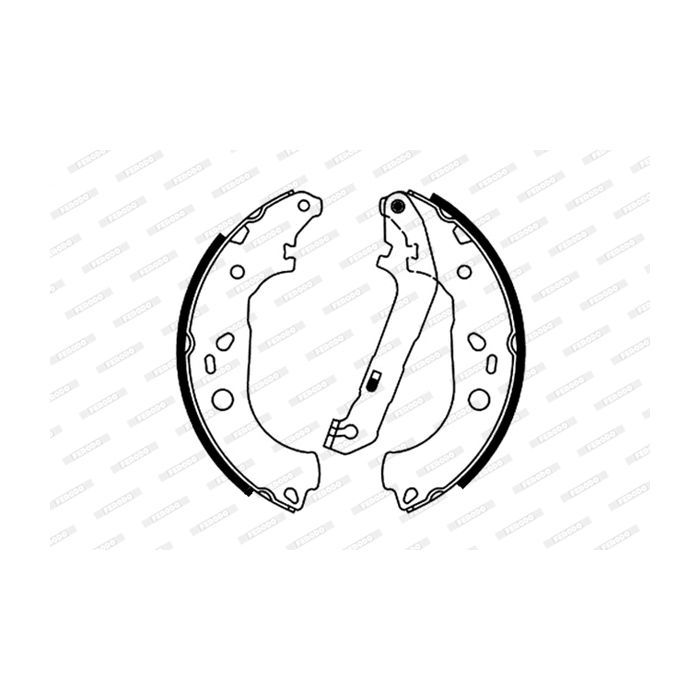 Гальмівні колодки FERODO FSB687